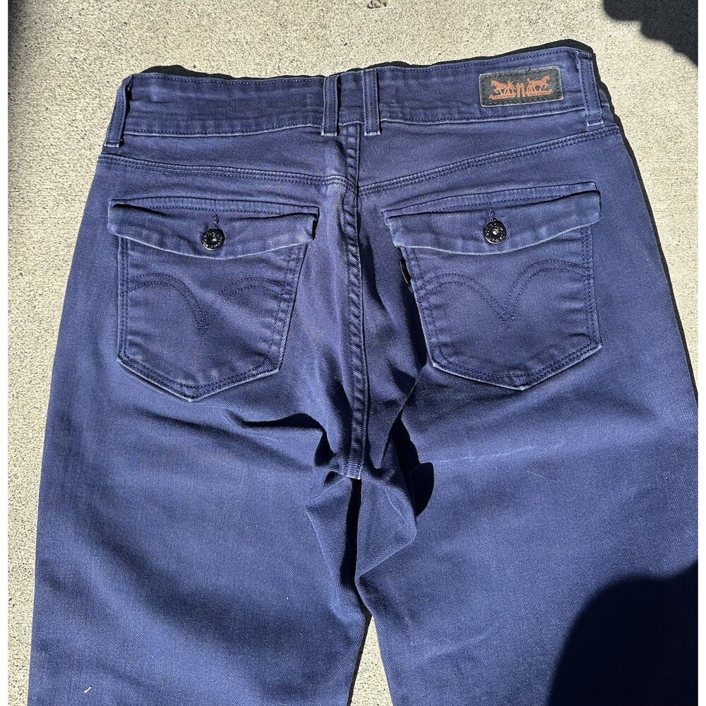 Levi’s Flap Pocket Women’s Mid Rise Skinny Jeans Midnight Blue Size 6M 29x27